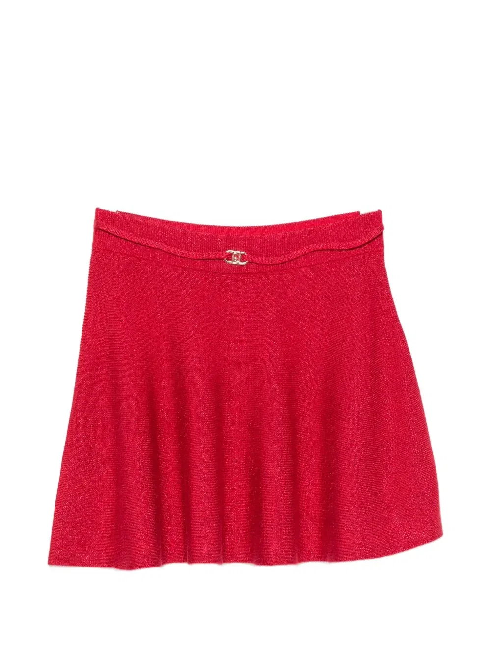Вязаная юбка с логотипом Liu Jo Kids, красный