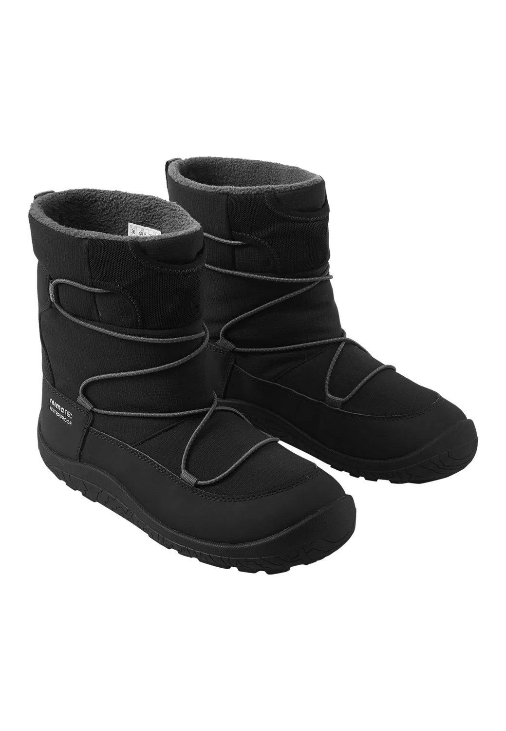 Детские водонепроницаемые зимние ботинки ReimaTec Ensilumi Junior Reima, Schwarz — фото 3