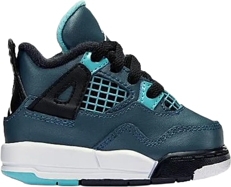 

Кроссовки Air Jordan 4 Retro BT Teal, бирюзовый