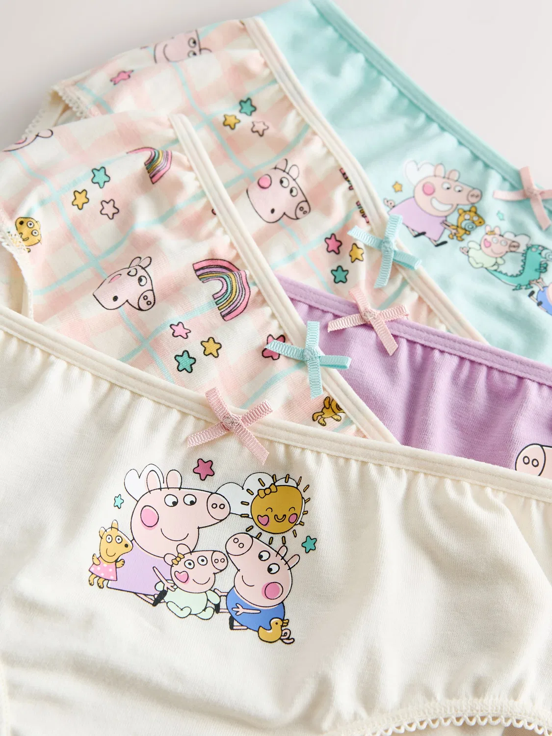 Трусы Peppa Pig 5 шт Next, розовый/голубой — фото 2