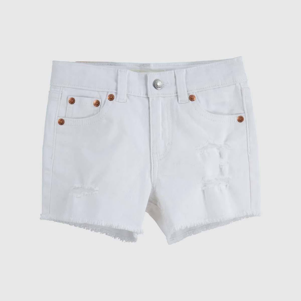 Короткие шорты для девочек Girlfriend, размеры 4-6XL Levi's, White - White — фото 4