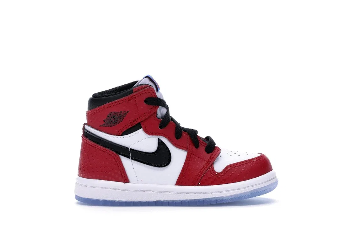 Детские кроссовки с принтом Jordan 1 Retro High Jordan, Gym Red/Black-White-Photo Blue