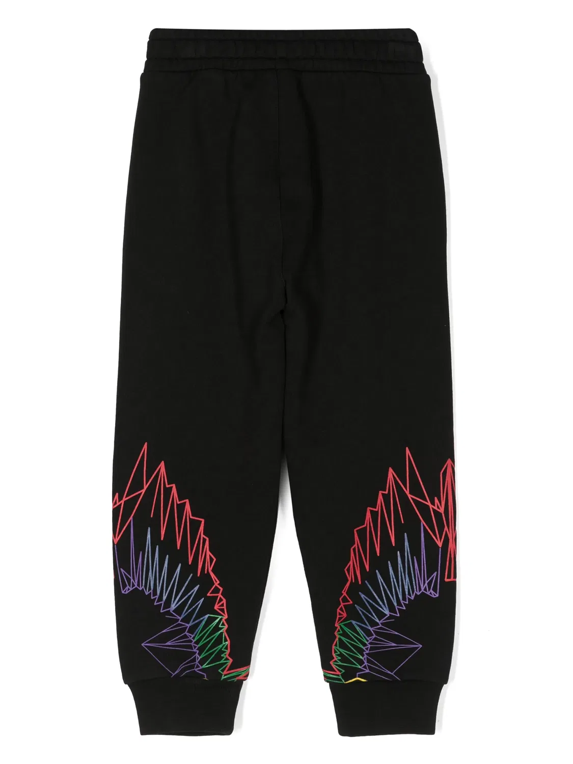 Трек-штаны с принтом Wings Marcelo Burlon County of Milan, черный/многоцветный — фото 2