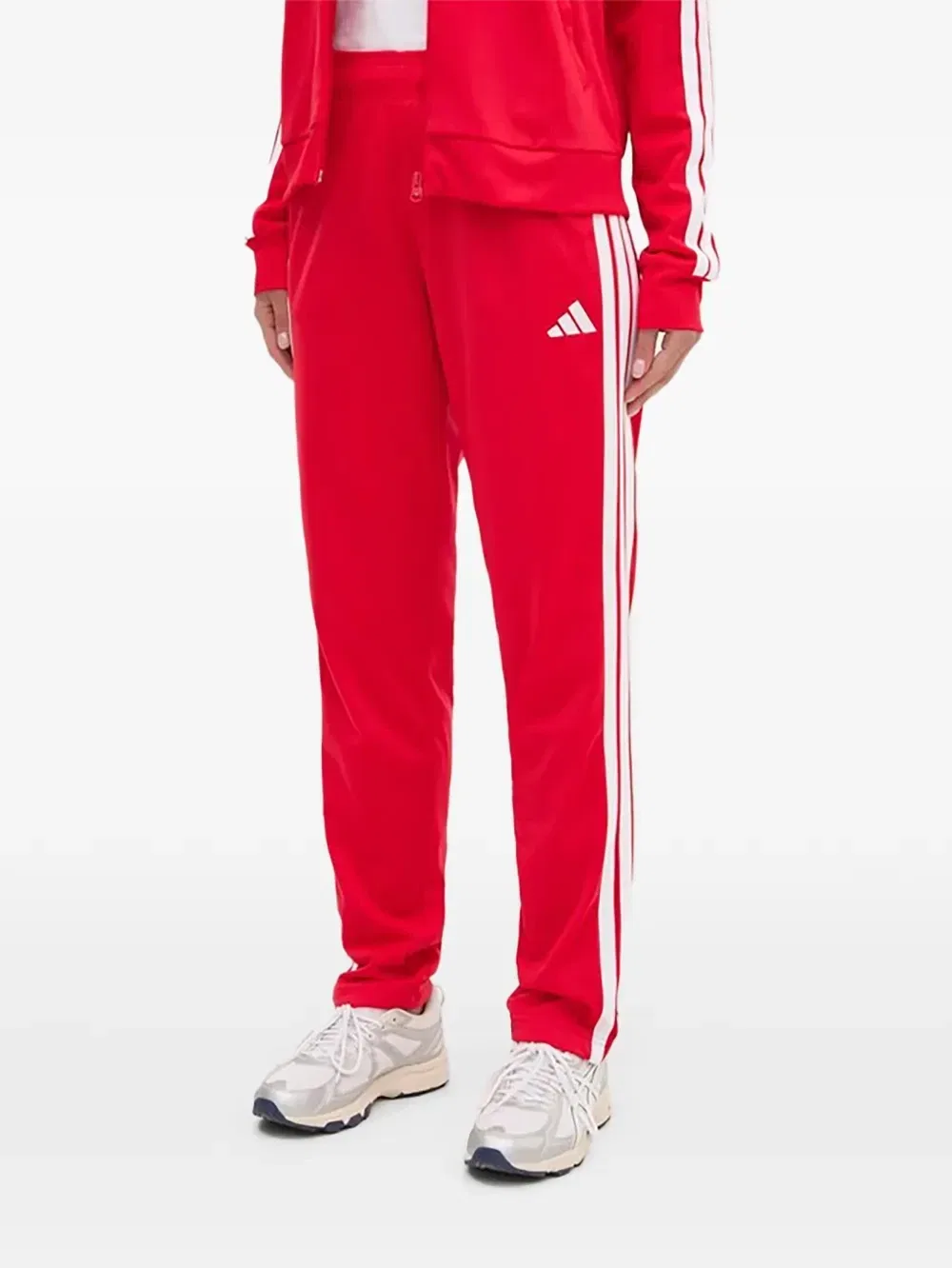 Спортивный костюм Dayready в полоску с логотипом adidas, красный — фото 4