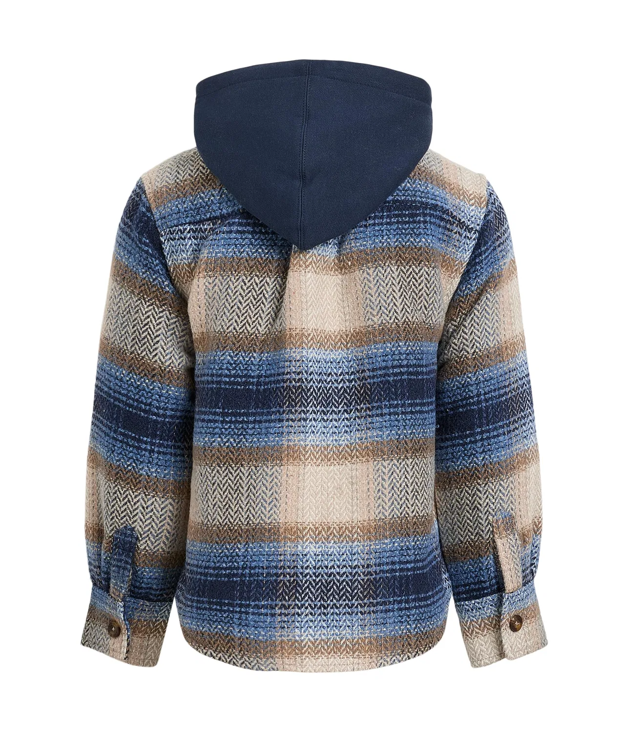 Толстовка с капюшоном Glen (для малышей/детей постарше) Appaman Kids, Blue Herringbone Plaid — фото 2