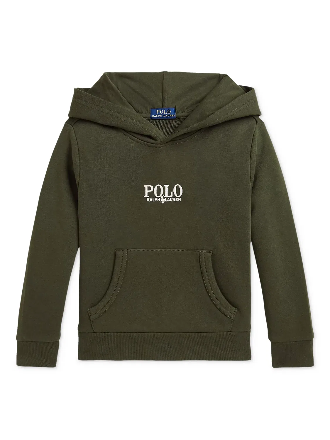 Худи из французского флиса Polo Ralph Lauren, зеленый