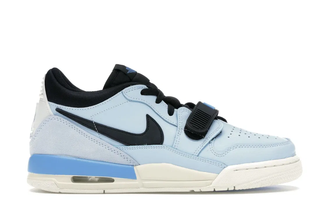 Детские кроссовки Lifestyle с принтом Jordan Legacy 312 Low, Psychic Blue/Black-Sail-Black-Sport Royal
