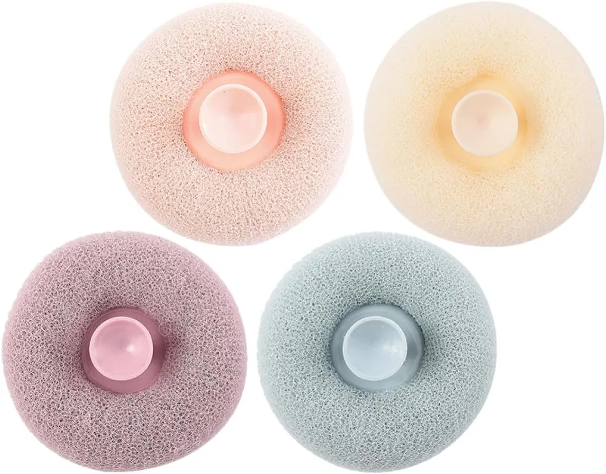 3 Peeling Duschball aus Pa, 12x12x5 cm Generisch