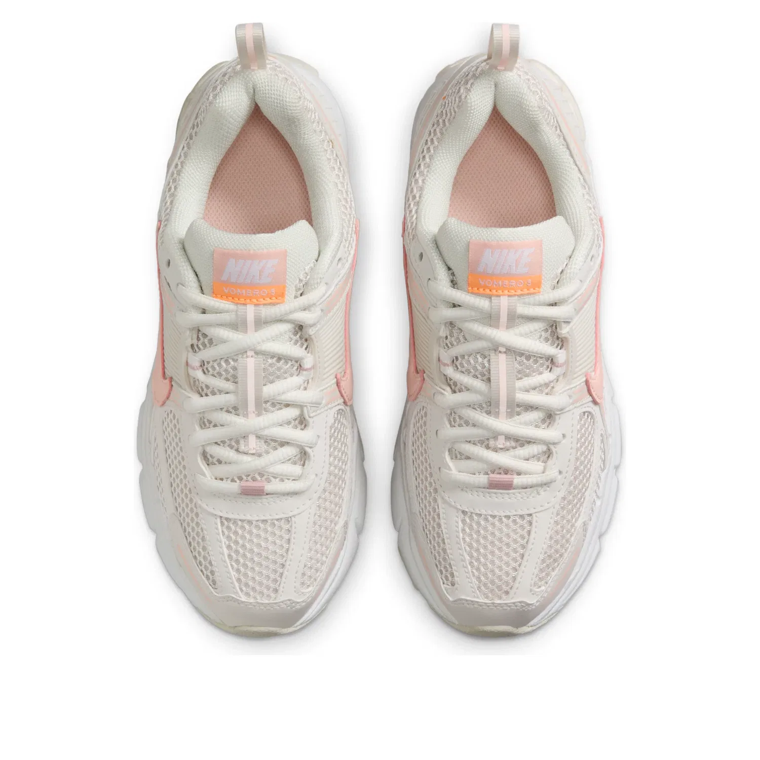Детские кроссовки с шнуровкой Nike Air Zoom Vomero 5 Phantom Echo Pink, розовый — фото 3