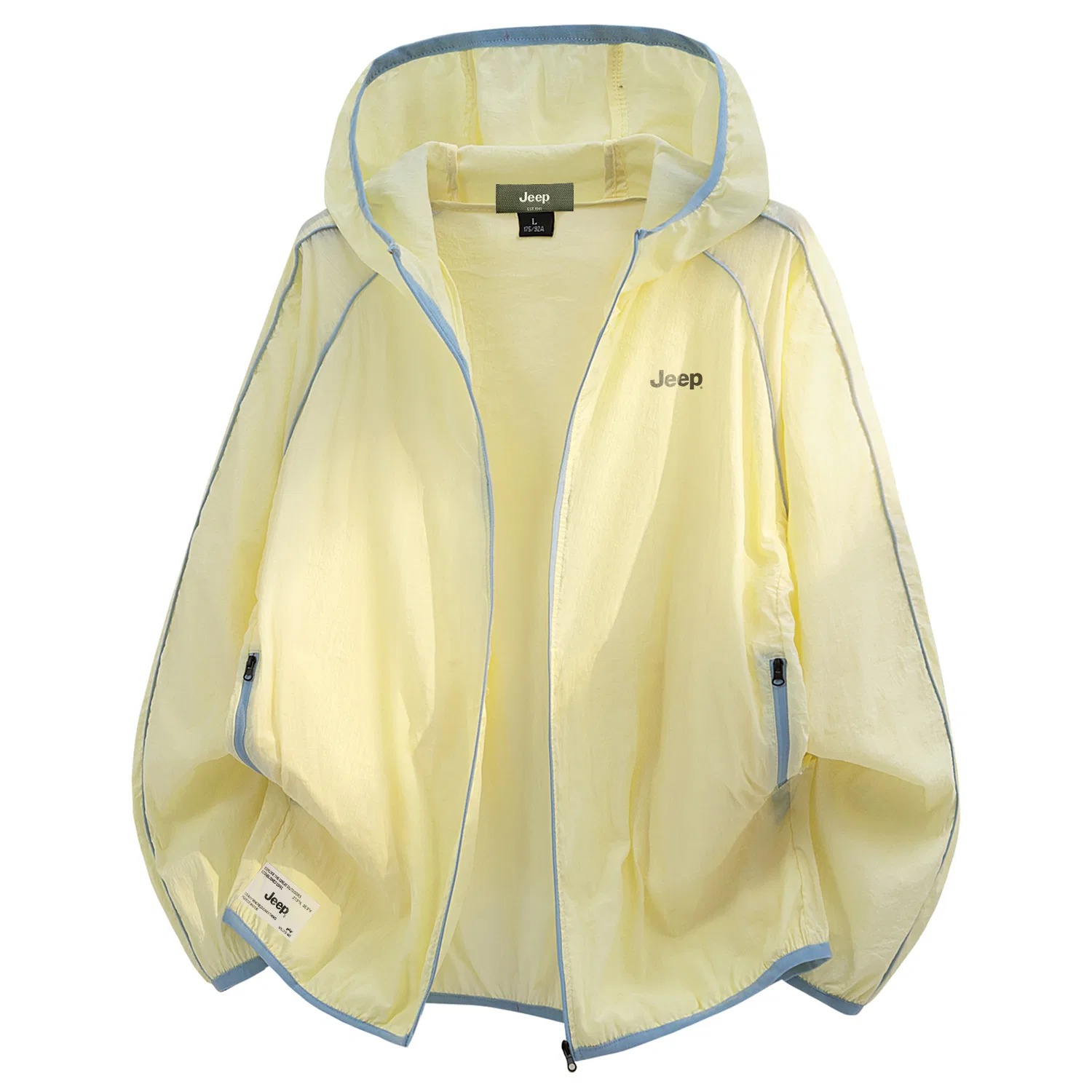Детская ветровка с капюшоном Jeep Ice Peak Sun Protection Collection, Yellow