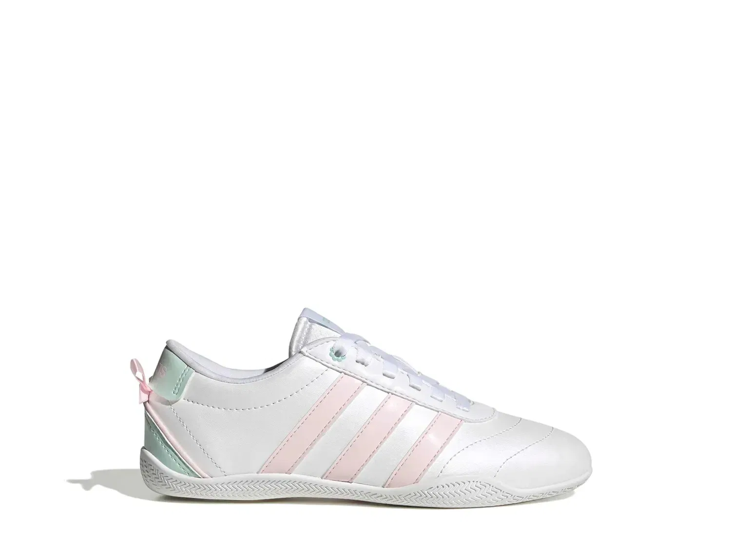 Кроссовки Grand Court Lo, adidas, белый/светло-розовый — фото 2