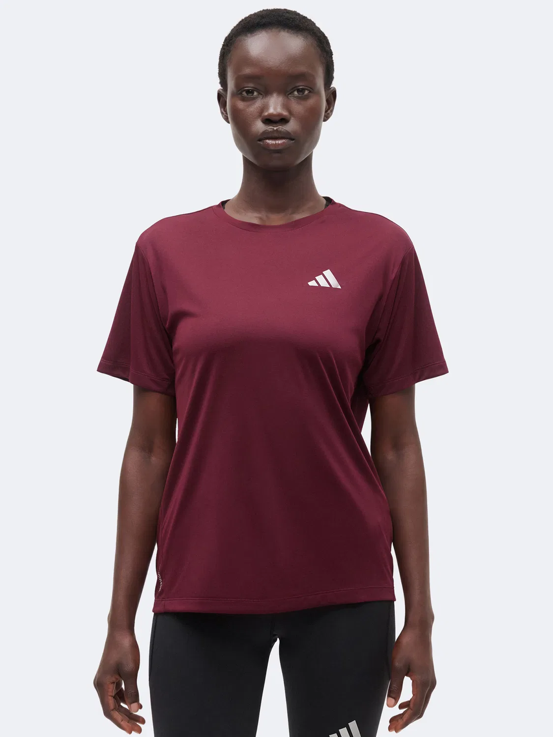 Футболка Adidas Performance, темно-красный — фото 2