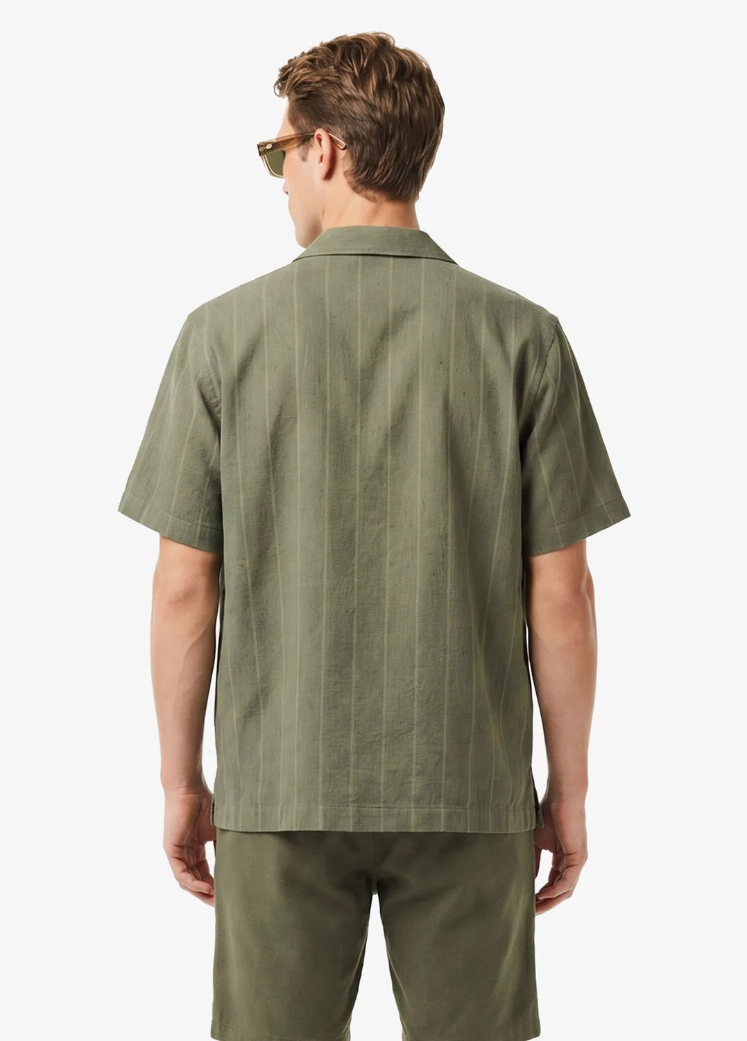 Рубашка Relaxed Fit Lacoste, Haki-BMY — фото 3