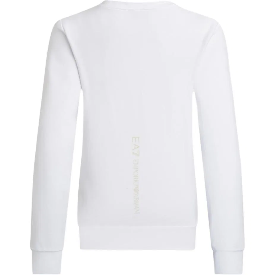 Женский свитшот EMPORIO ARMANI EA7, White — фото 3