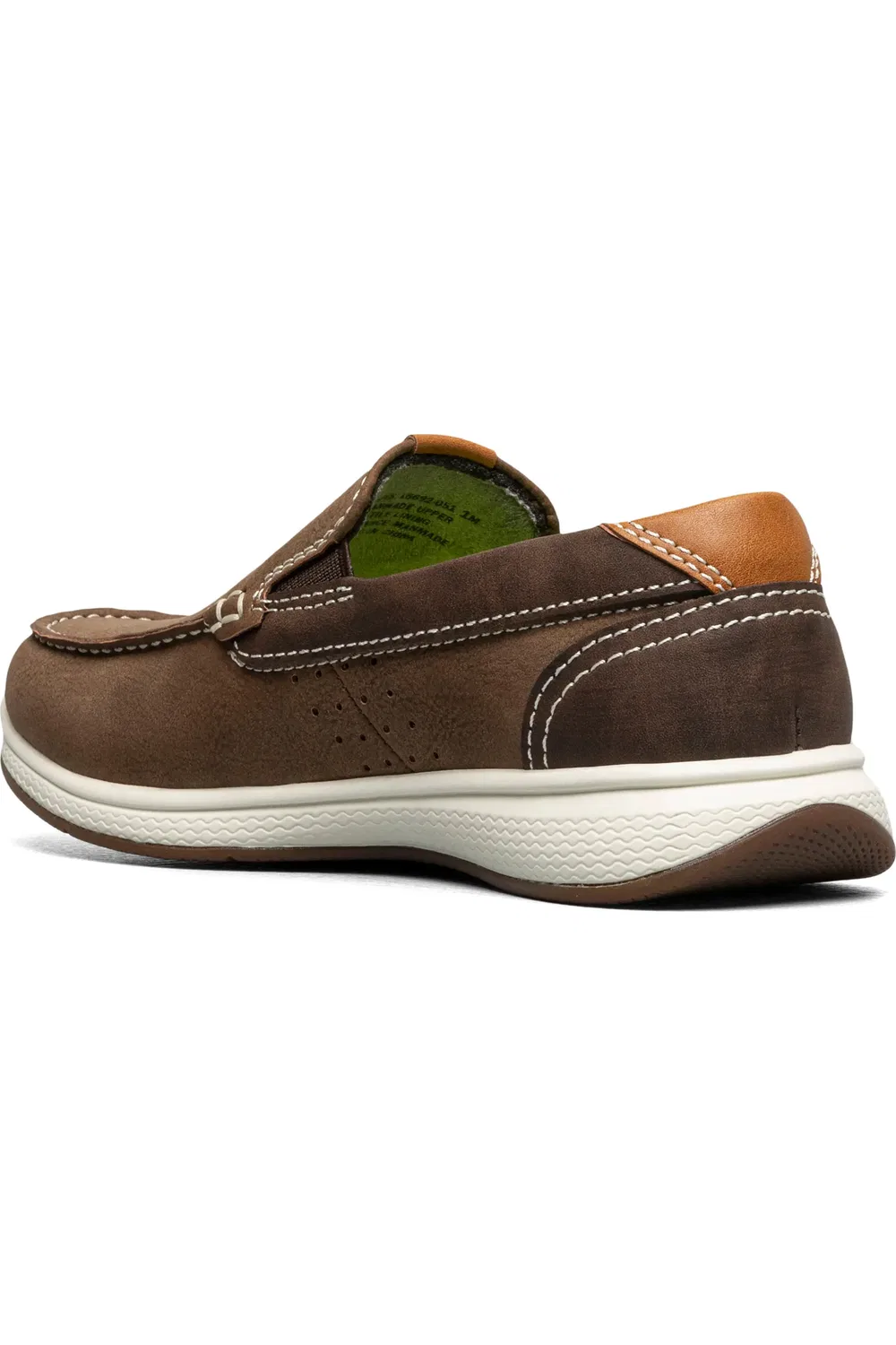 Детские туфли слипоны с перфорацией Crossover Florsheim, Mushroom — фото 2