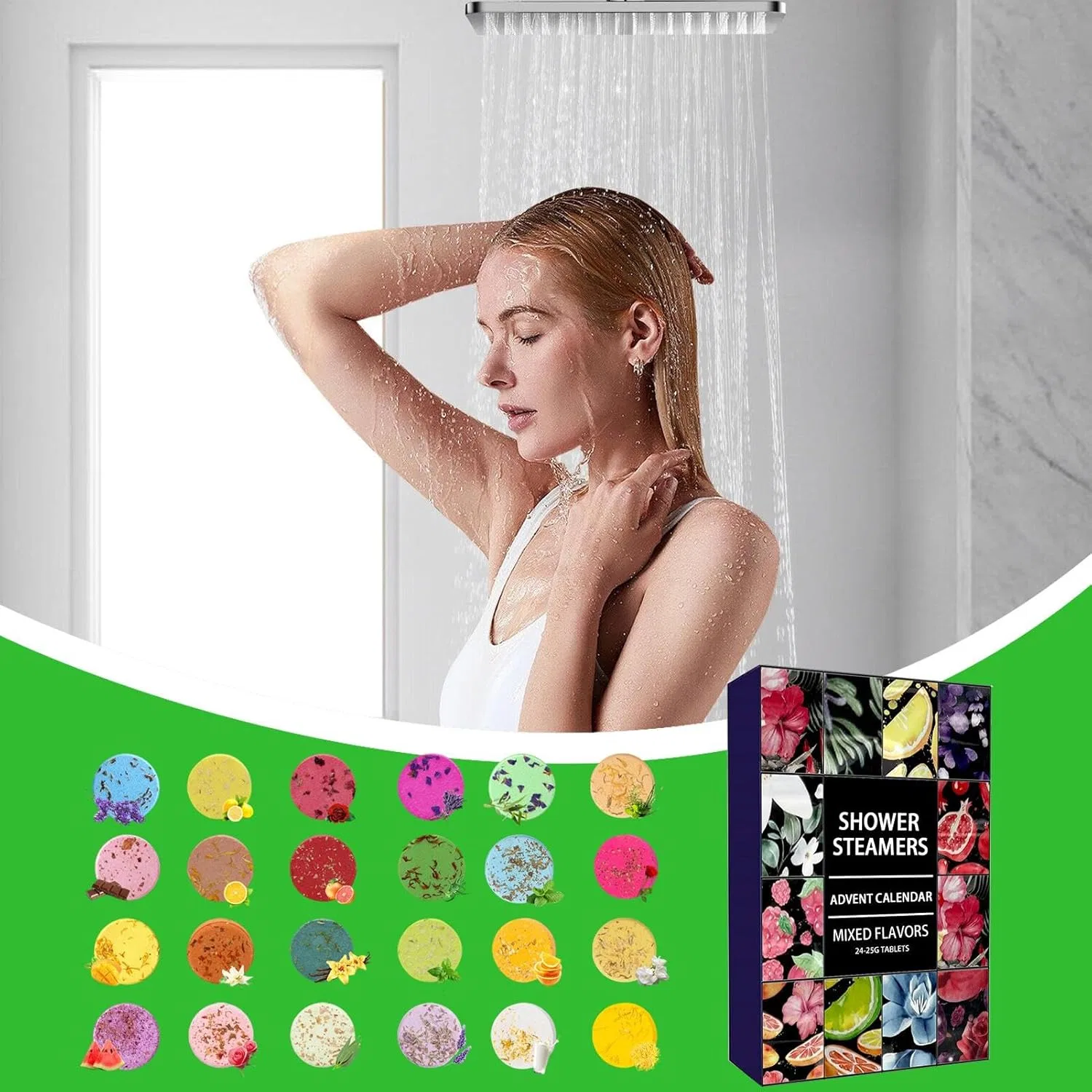 Набор бомб для ванны Advent Calendar, Generisch, 24 шт., 2.8 см