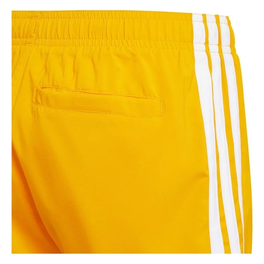 Детские шорты для плавания с 3 полосками adidas, Оранжевый — фото 4