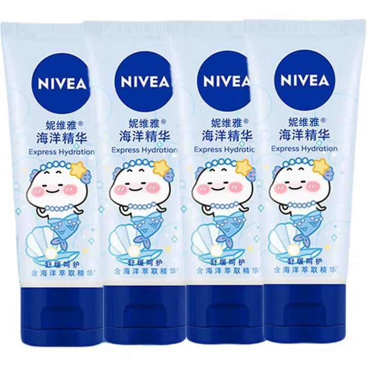 Крем для рук защитный отбеливающий, аромат Potpourri, набор из 3 шт., NIVEA, Ocean Serums Hand Cream 50ml*4