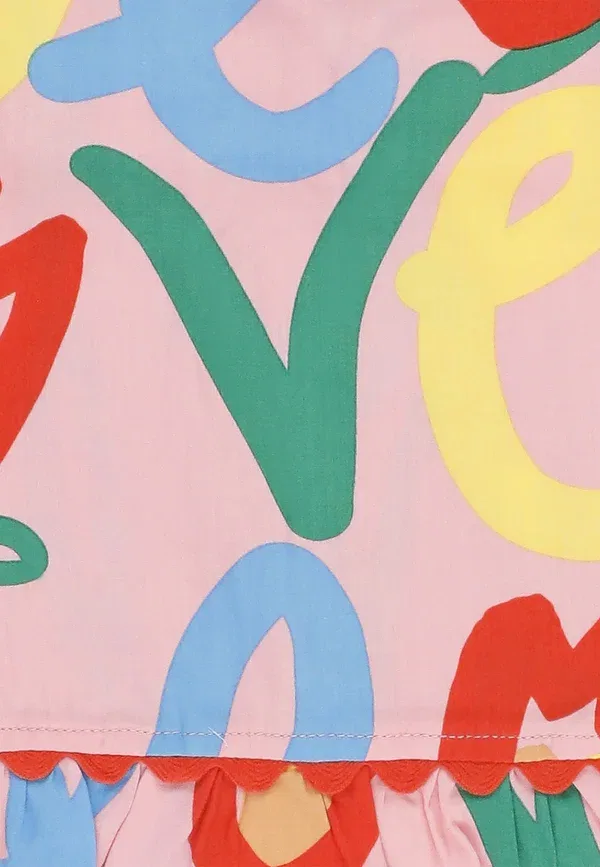 Топ с принтом Top con stampa, Stella Mccartney Kids, розовый — фото 3