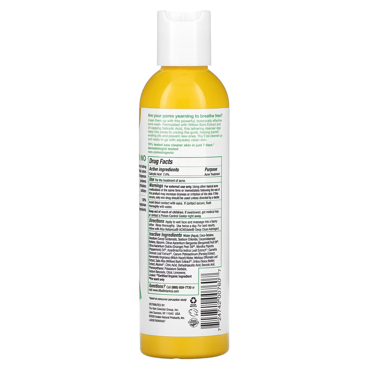Alba Botanica Acne Dote Средство для глубокого очищения пор от акне — фото 3