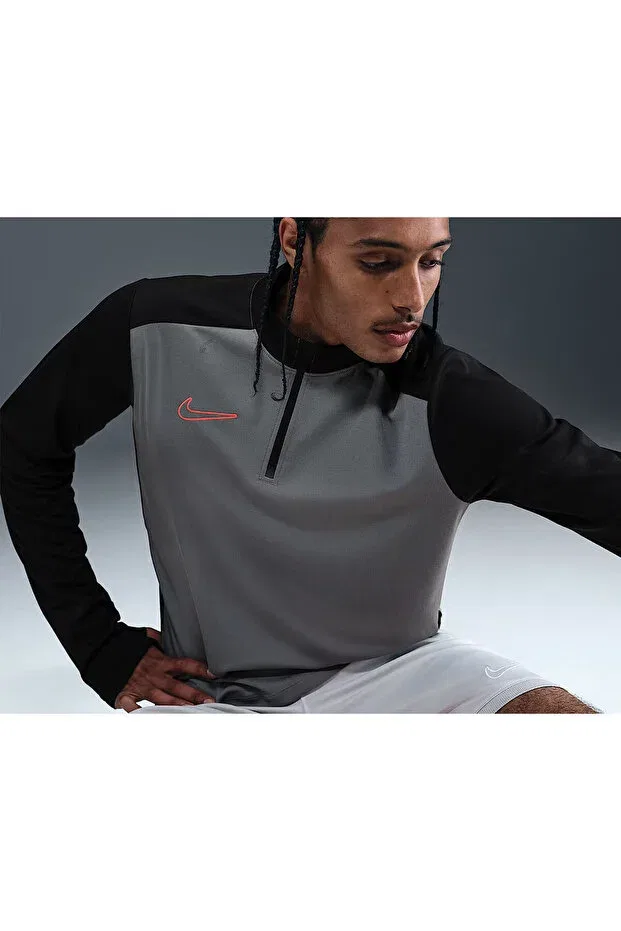 Мужская футболка с длинным рукавом для футбола Nike, Black — фото 3