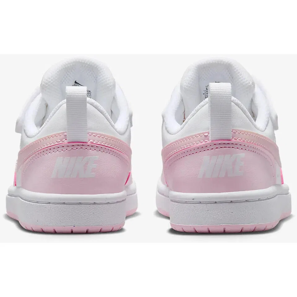 Детские кроссовки с низким профилем Court Borough Low Recraft Nike, Rosa Olivbraun — фото 4