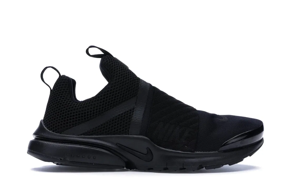 Детские кроссовки с эластичными ремнями Nike Presto Extreme Nike, Black/Black-Black