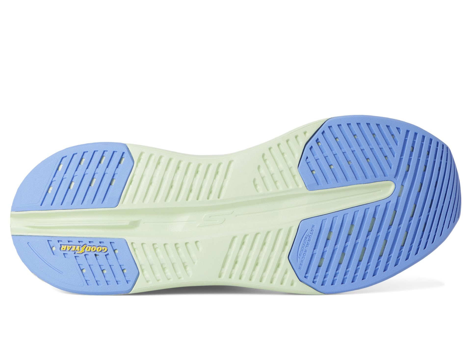 Кроссовки SKECHERS Max Cushioning Glide Step Hartford Hands Free Slip-Ins, цвет Gray/Lime — фото 3
