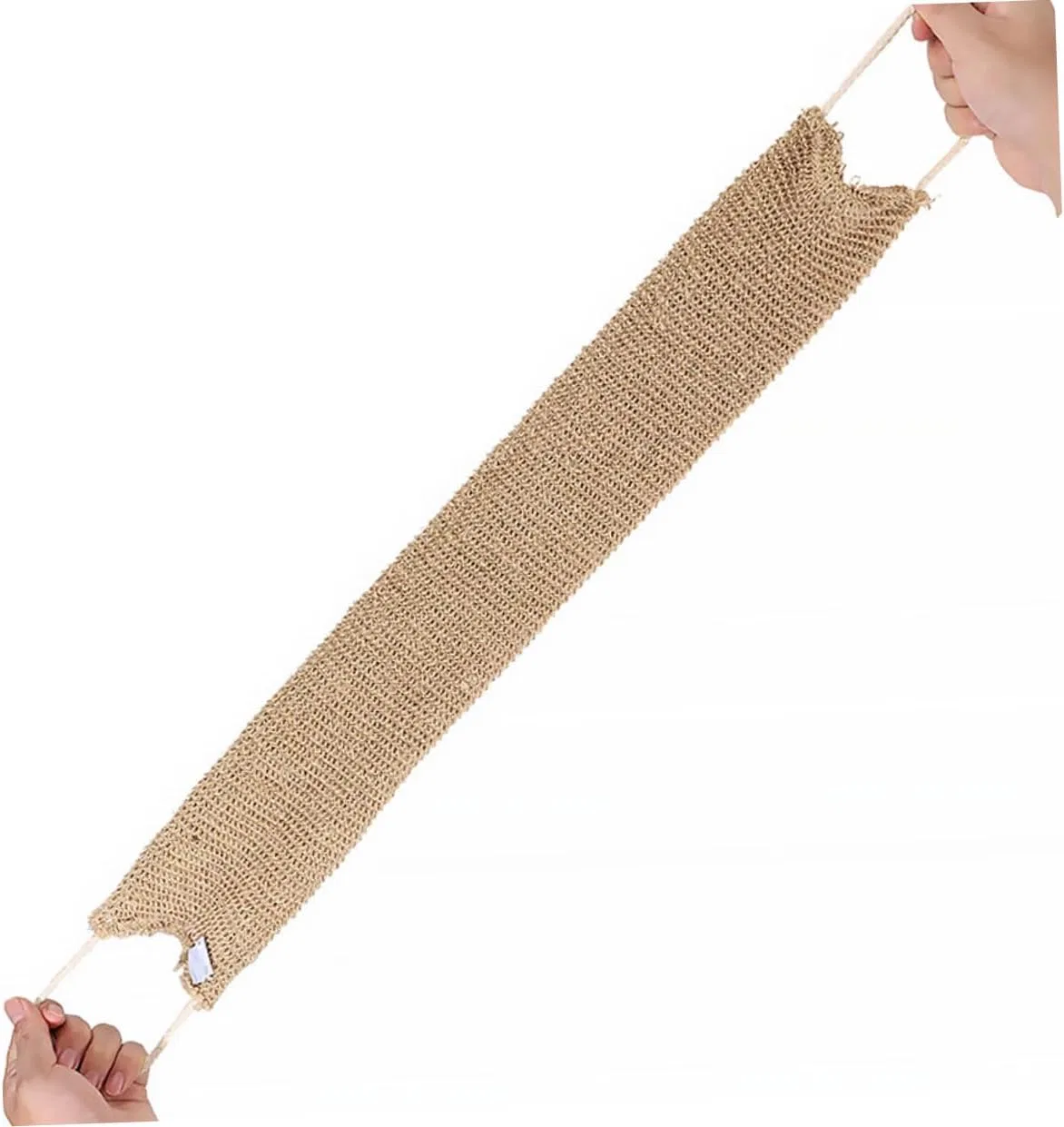 Скребок для спины с длинной ручкой, Healeved, из рами и джута, 66x10x1 см — фото 4