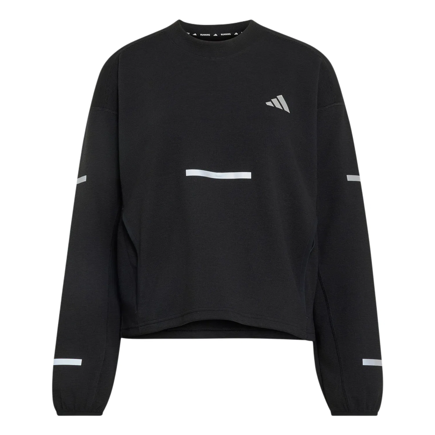 Женская футболка для бега с круглым вырезом Adidas, Black