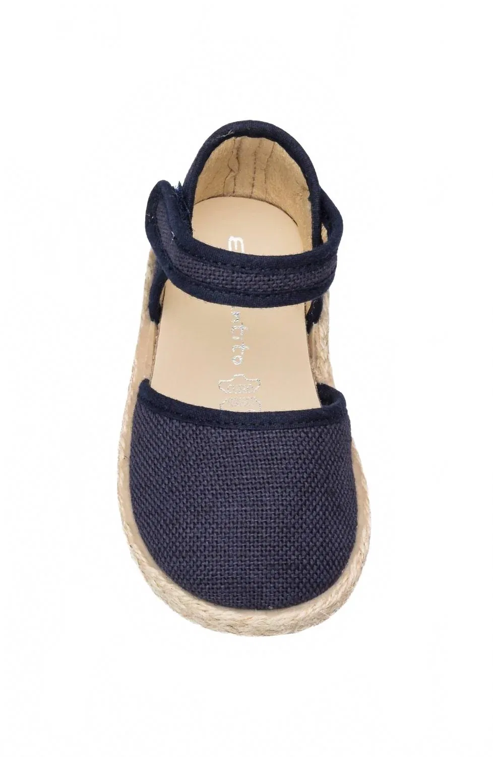 Детские сандалии-эспадрильи на липучке Classic Espadrille Elephantito, темно-синий — фото 2