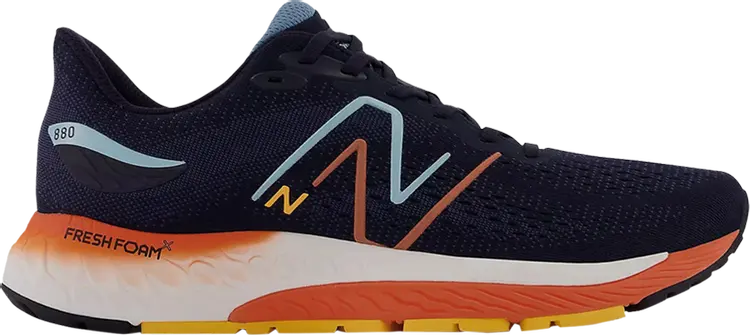Кроссовки New Balance Fresh Foam X 880v12 B Wide 'Eclipse Vibrant Apricot', фиолетовый — фото 2