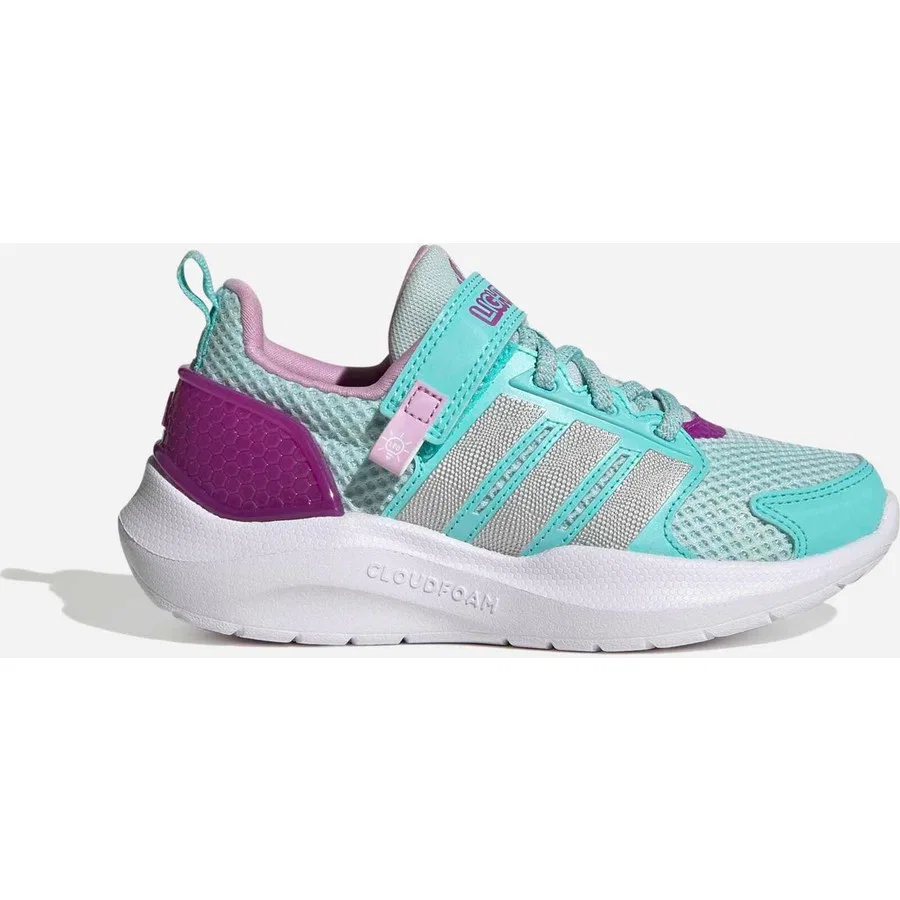 Детские спортивные кроссовки с моделью Lightorama Rnr El C, adidas, Зеленый
