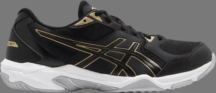 

Кроссовки gel rocket 10 'black pure gold' Asics, черный