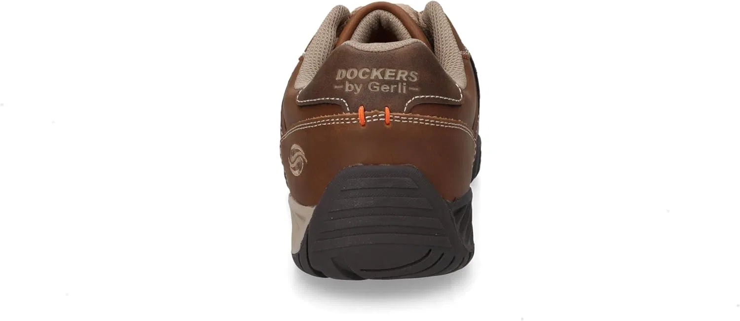 Мужские низкие кроссовки Dockers by Gerli, сменная стелька, Cognac 470 — фото 3