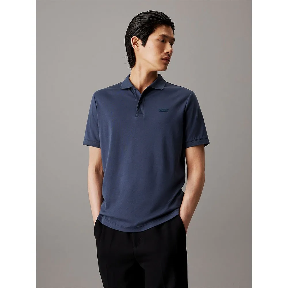 

Поло Calvin Klein Smooth Cotton Slim, синий