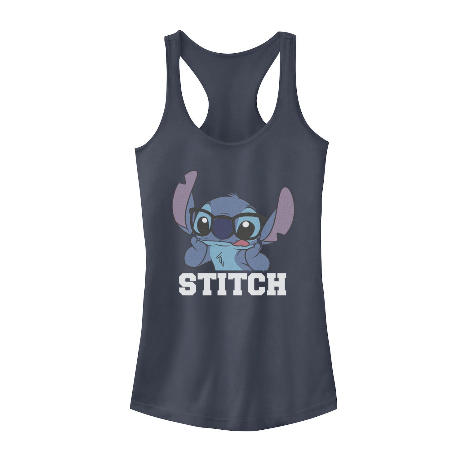 

Майка с портретом Nerdy Stitch Disney Lilo & Stitch для юниоров Licensed Character