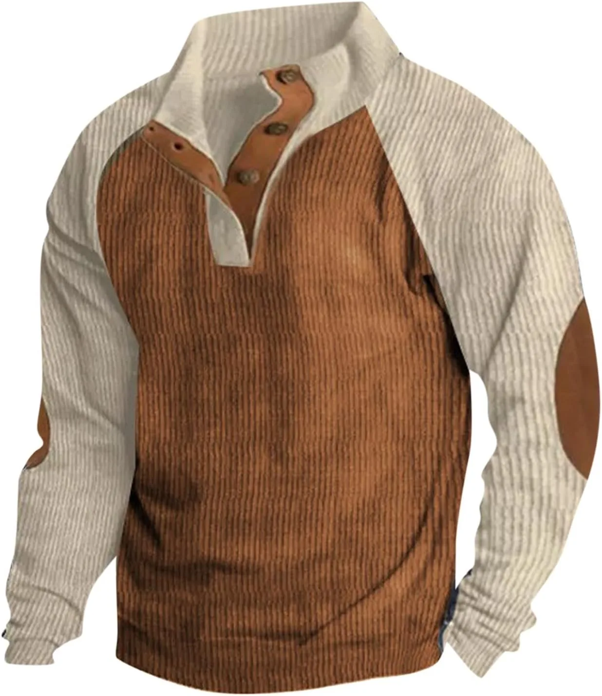

Мужская толстовка Henley с длинным рукавом, Casual, свободный крой, S-3XL RTRDE