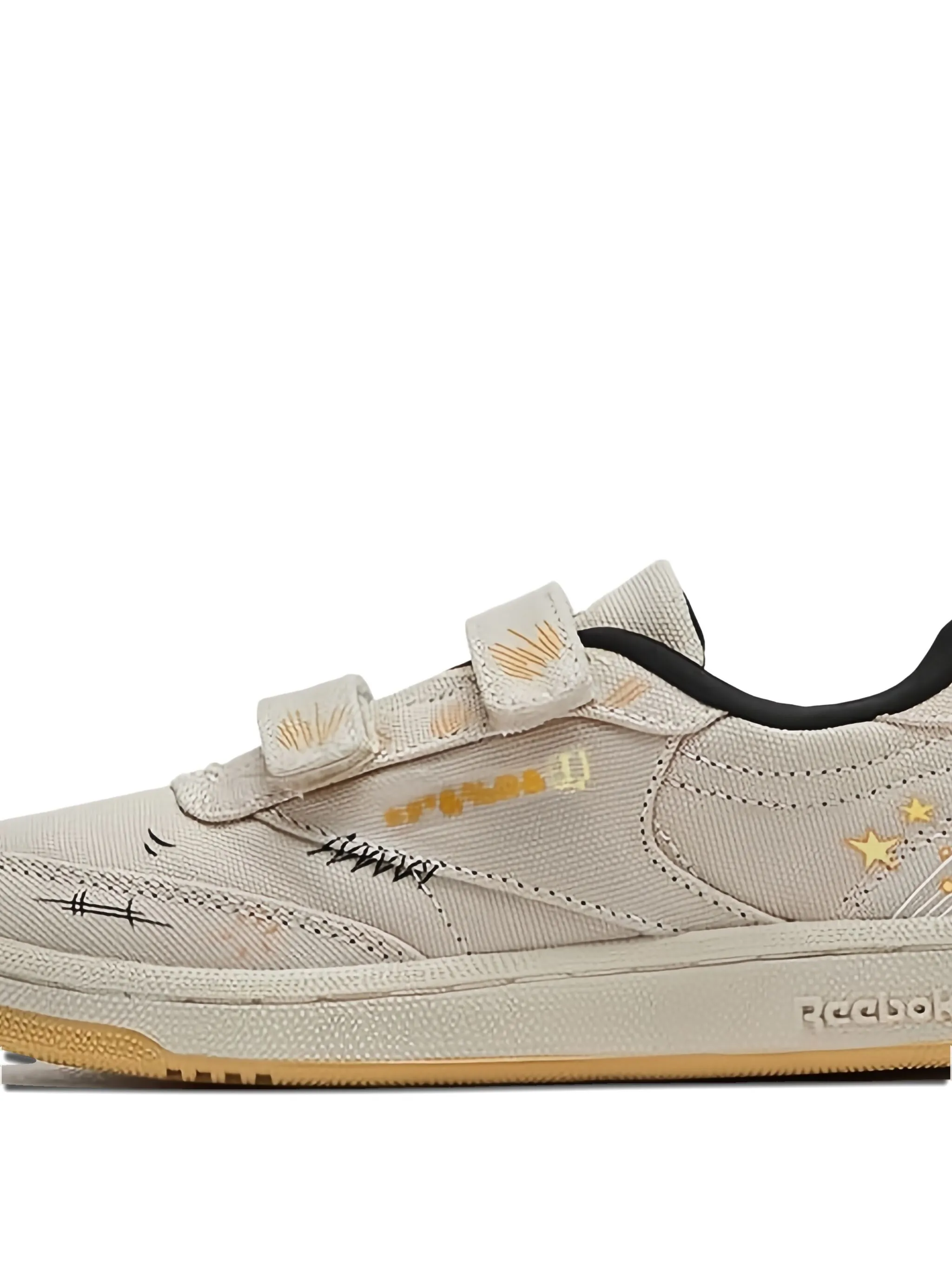 Кроссовки Club C 85 из коллаборации с Looney Tunes Reebok Kids, бежевый — фото 2