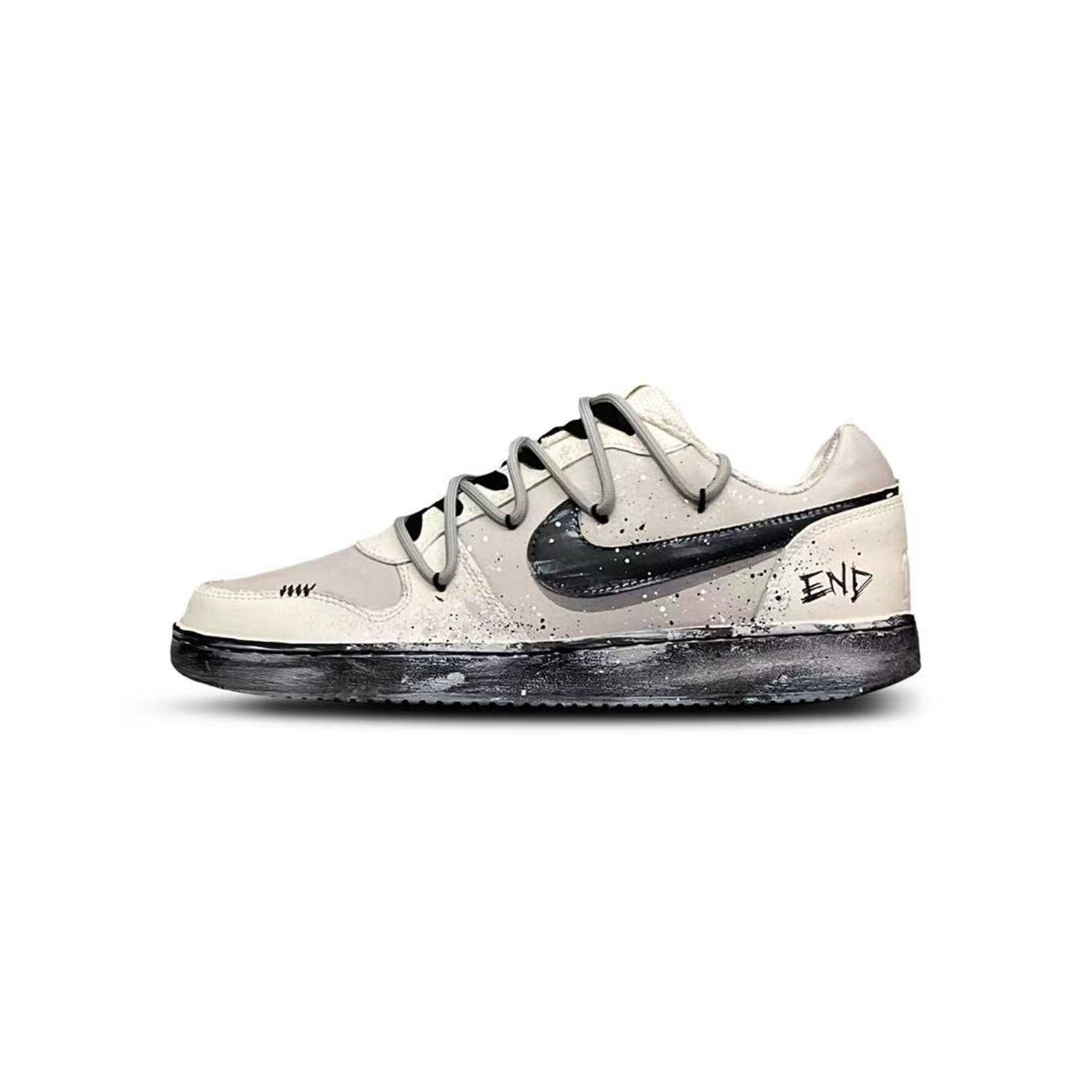 

Court Vision 1 Tower Rabbit творческая амортизация, износостойкие низкие скейтборд кроссовки мужские Nike, экрю