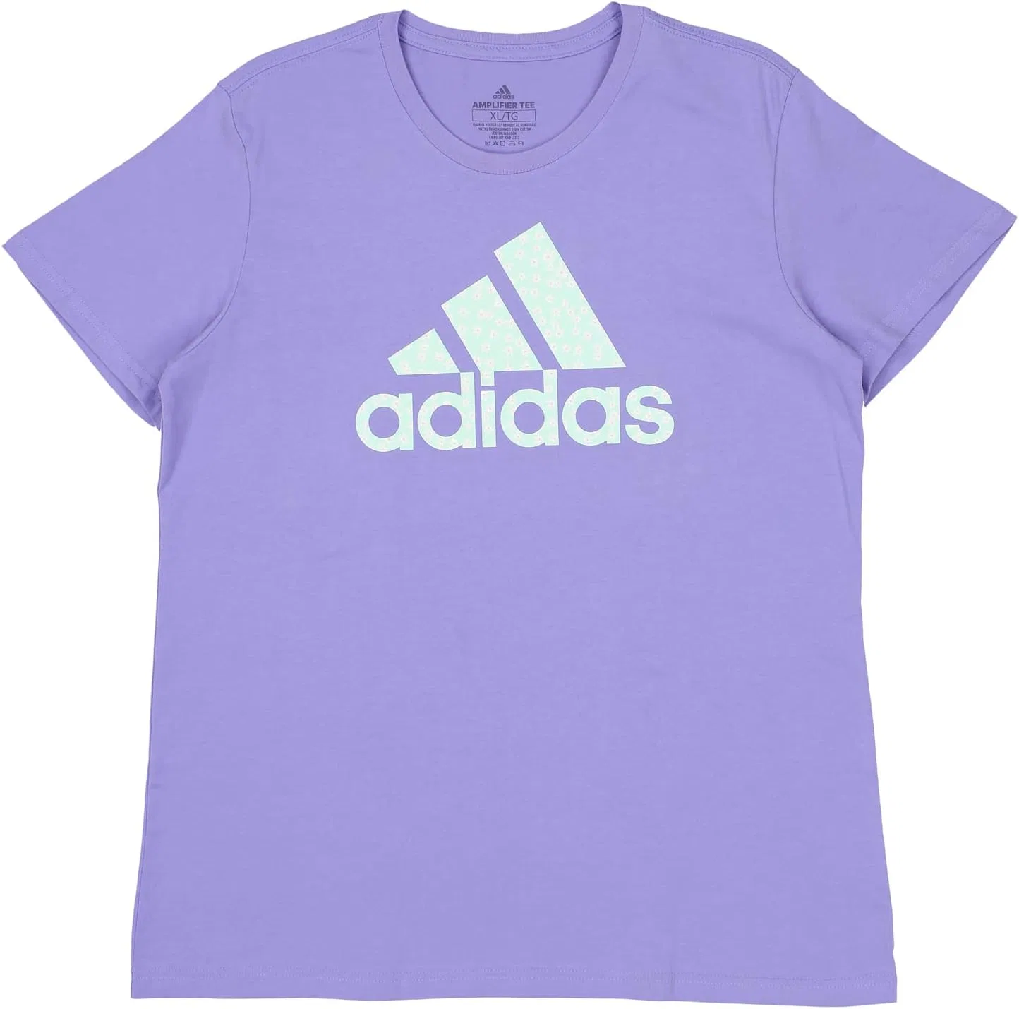 Футболка женская с принтом adidas, Light Purple