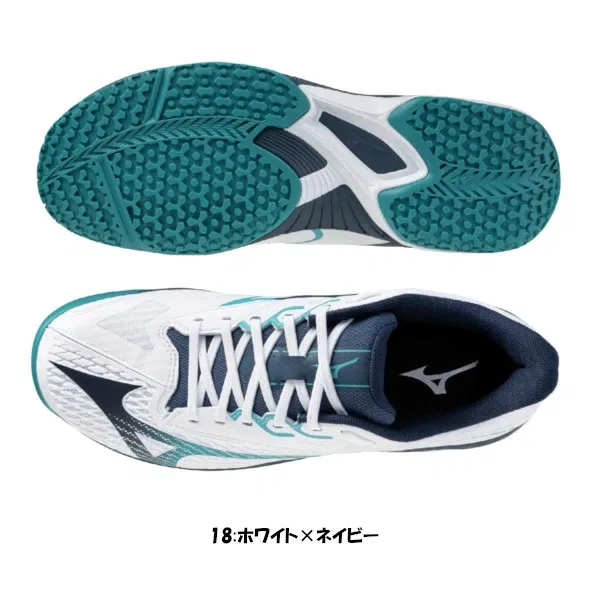 Унисекс теннисные кроссовки «Wave Exceed 6 WIDE OC» от Mizuno — фото 4
