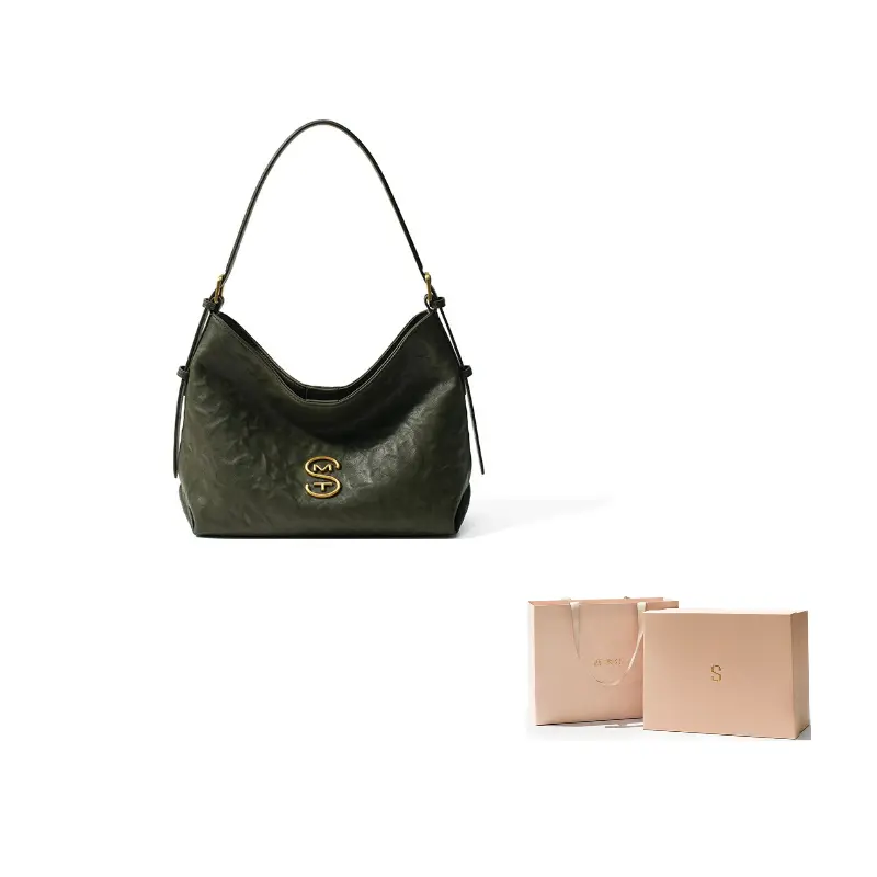 

Simedin Сумка через плечо из коровьей кожи, малый размер, большой размер, женская, глубокий черный/молочный белый