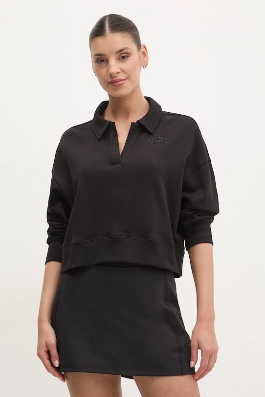 

Толстовка хлопковая Dkny, черный