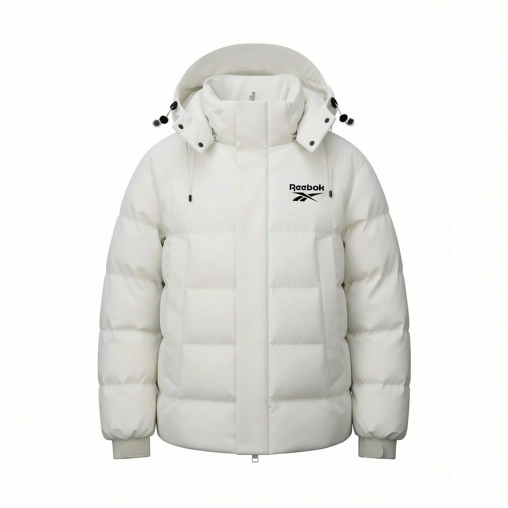 

Пуховик Unisex с капюшоном утепленный карго-пуховик Reebok, бежевый