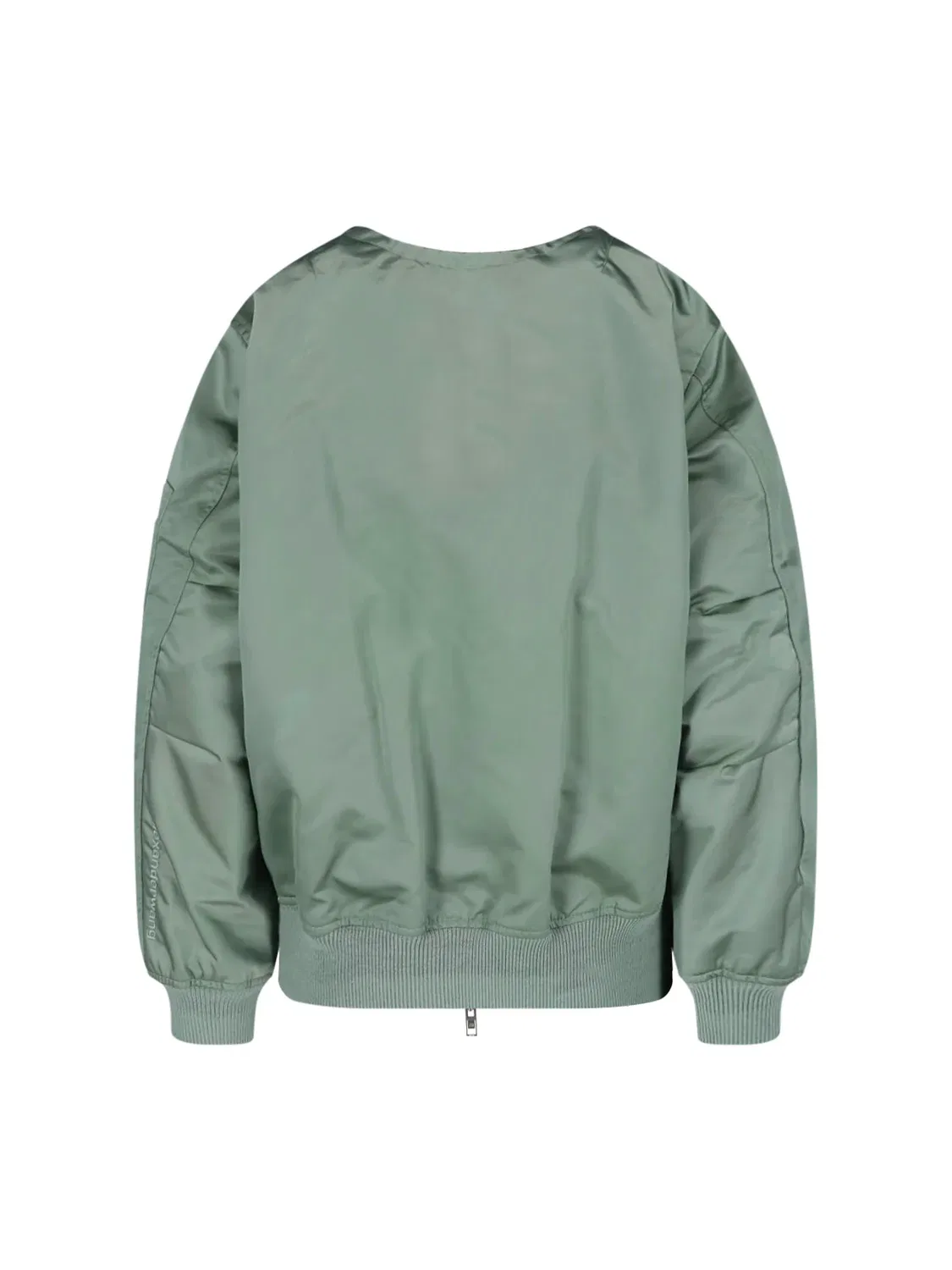 Зеленая куртка-бомбер с затягивающимся воротником Alexander Wang, Green — фото 2