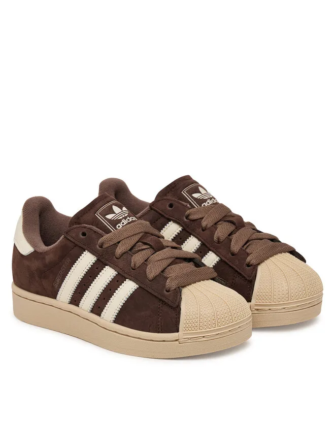 Adidas Кроссовки Superstar II IH9314 коричневые — фото 2