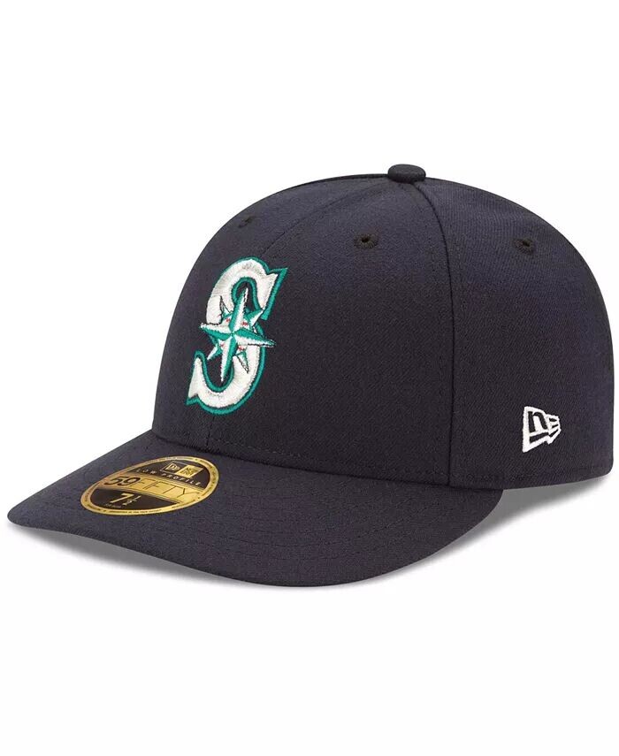 

Мужская темно-синяя шляпа Seattle Mariners Authentic Collection On Field Low Profile Game 59FIFTY New Era