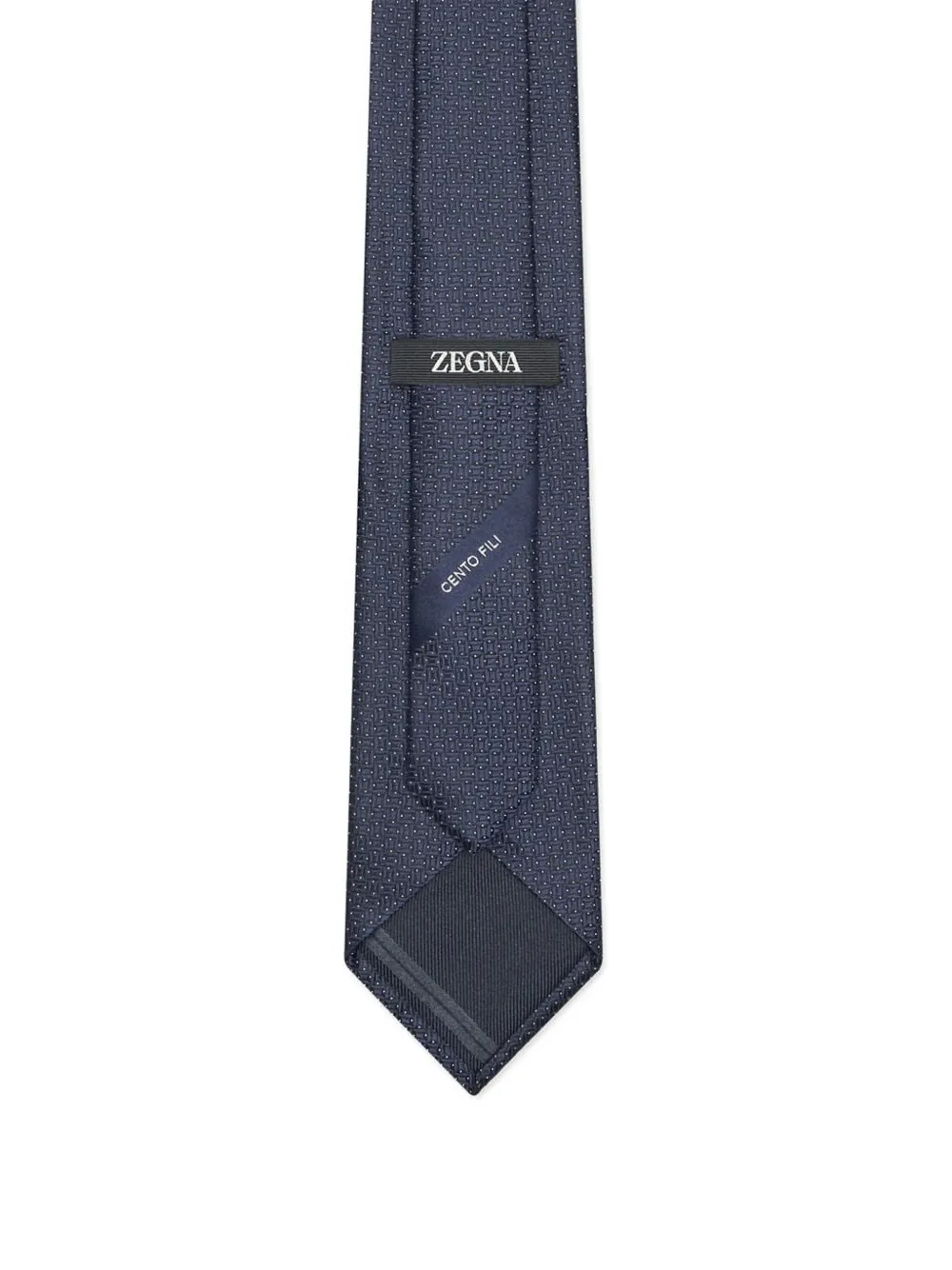 

Шелковый галстук Zegna, синий