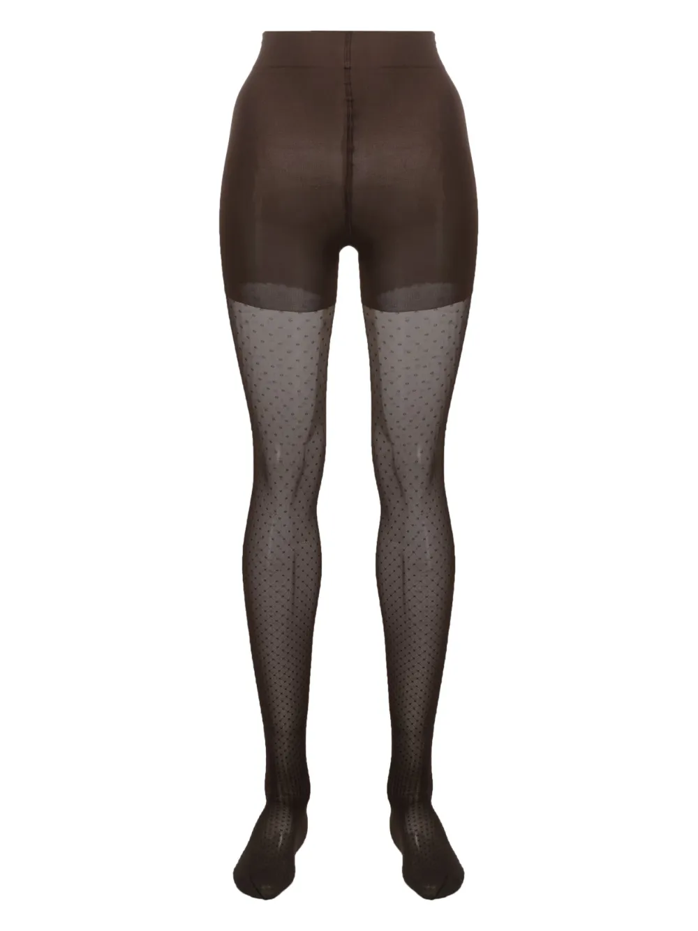 

Колготки Control Dots Wolford, коричневый